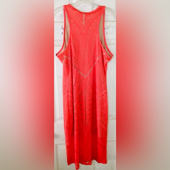 🏝🌞Mossimo Supply Co dress coral tan/nude beautiful geometric design 💗🌺⛱ - Picture 5 of 8